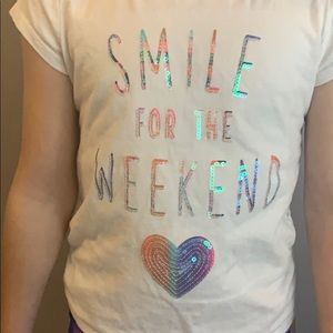 SMILE FOR THE WEEKEND t shirt